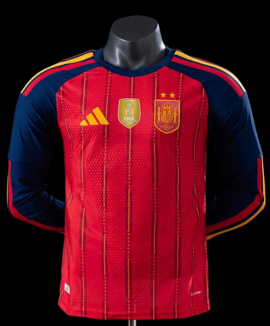 Spain 25/26 Champions Home Kit Long Sleeve (Player Version)