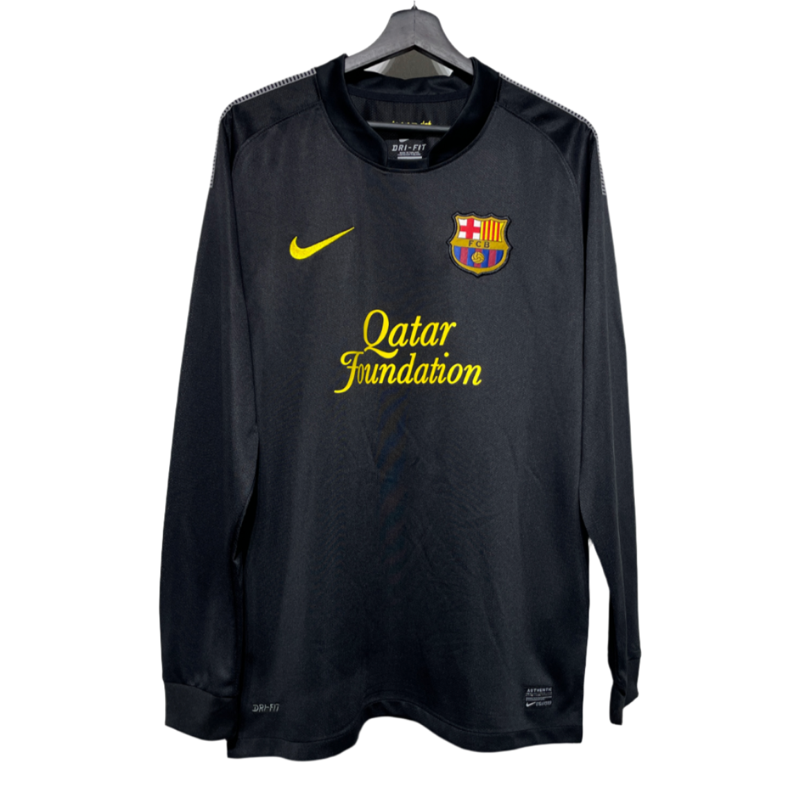FC Barcelona 11/12 Black Kit Long Sleeve – hattrickpr