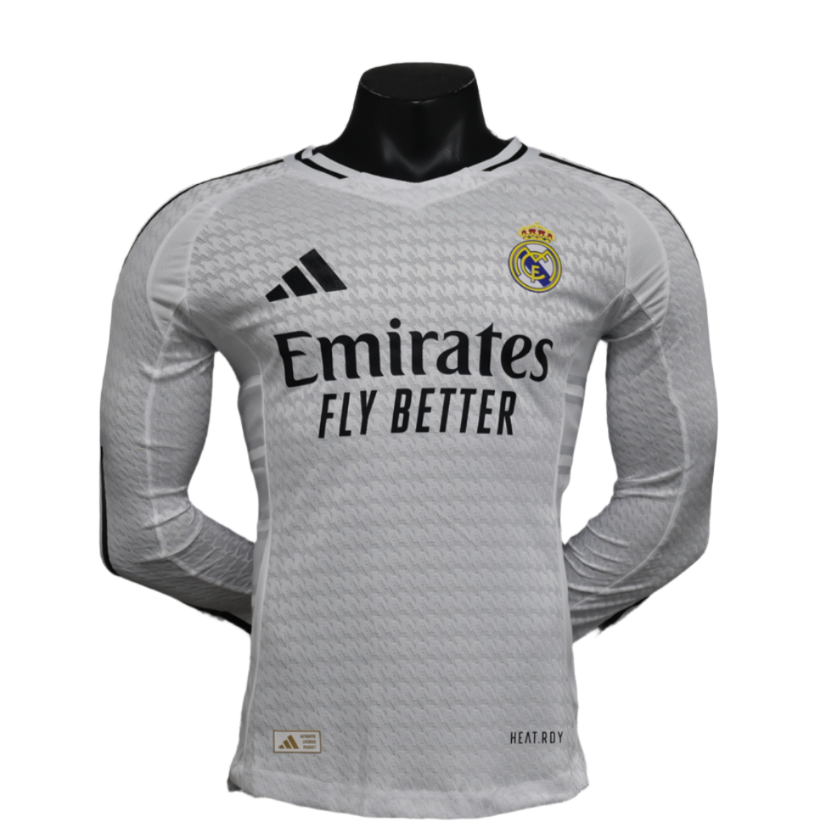 Real Madrid 24/25 Home Kit Long Sleeve (Player Version)