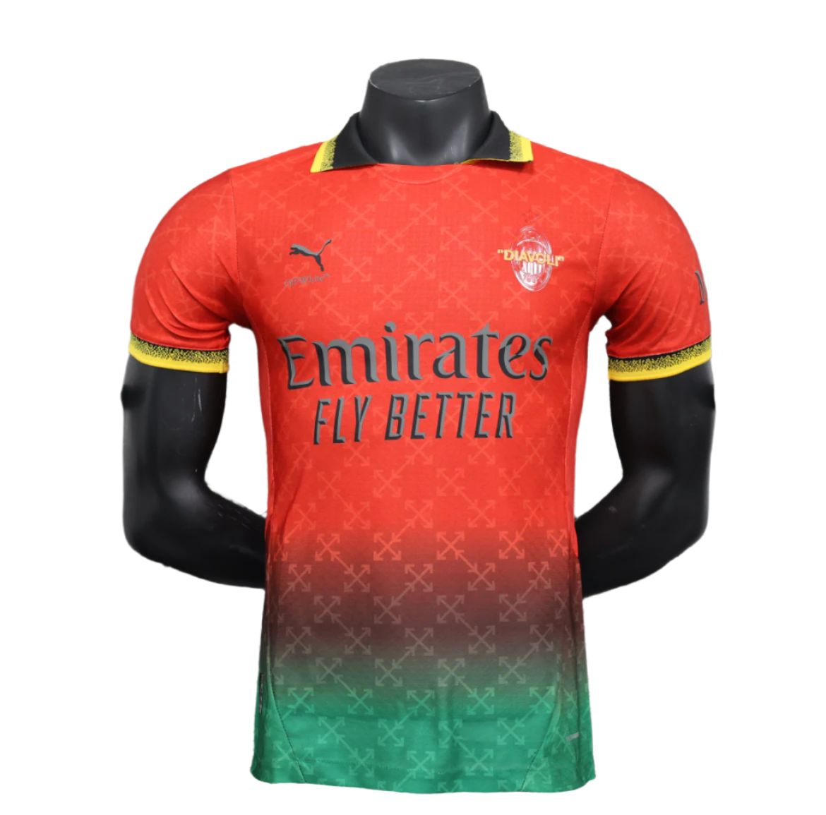 AC Milan X Off White 24/25 Fourth Kit (Player Version)