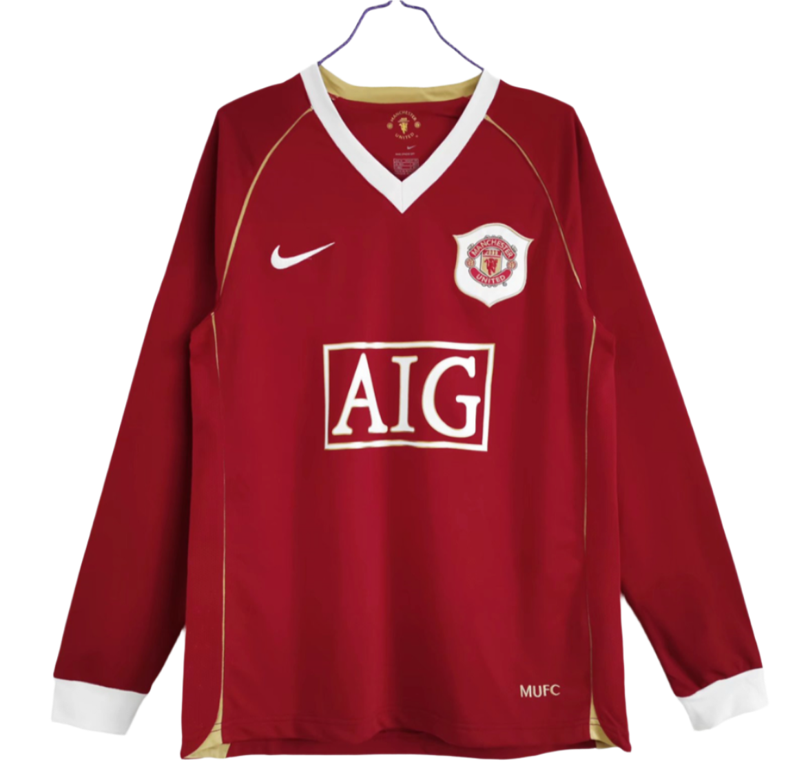 Manchester United 06/07 Home Kit Long Sleeve