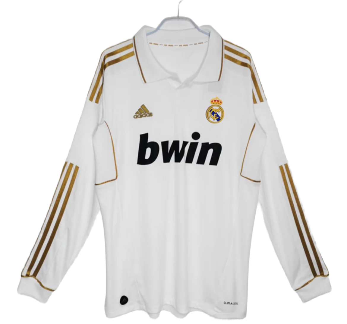 Real Madrid 11/12 Home Kit Long Sleeve