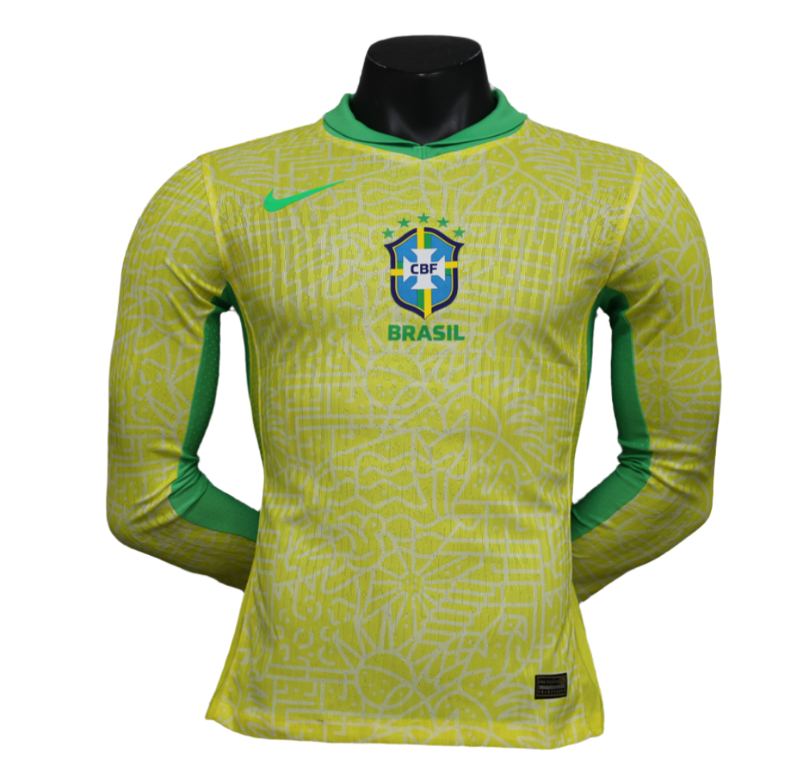 Brazil 24/25 Home Kit Long Sleeve (Player Version)