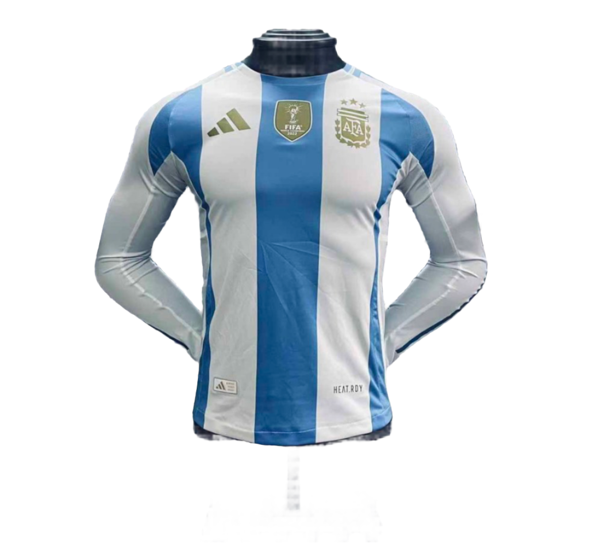 Argentina 24/25 Home Kit Long Sleeve (Player Version)