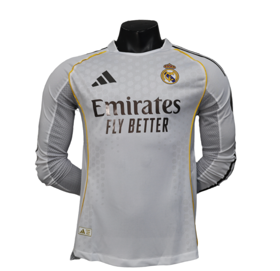 Real Madrid 25/26 Home Kit Long Sleeve (Player Version)
