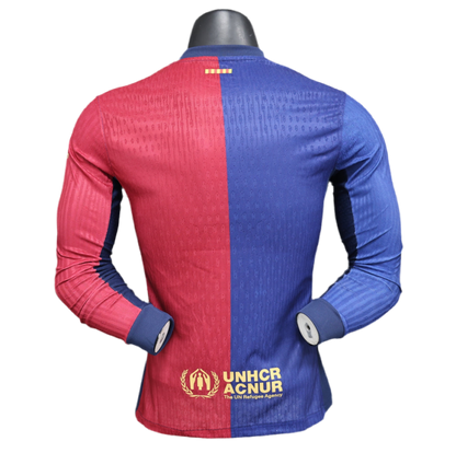 FC Barcelona 24/25 Home Kit Long Sleeve (Player Version)