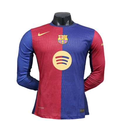 FC Barcelona 24/25 Home Kit Long Sleeve (Player Version)