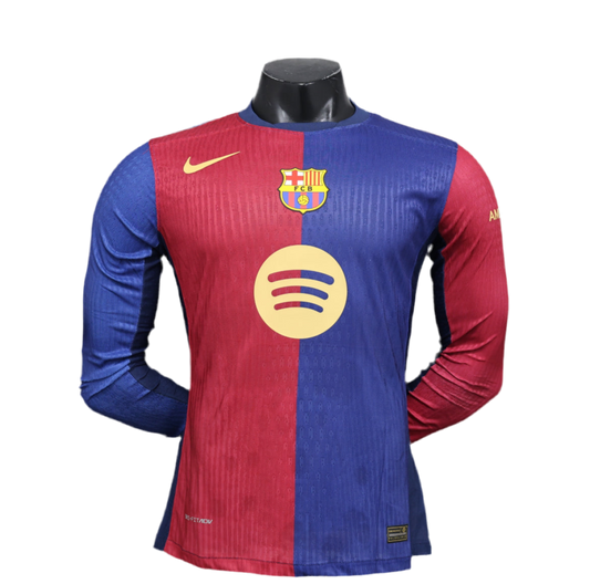 FC Barcelona 24/25 Home Kit Long Sleeve (Player Version)