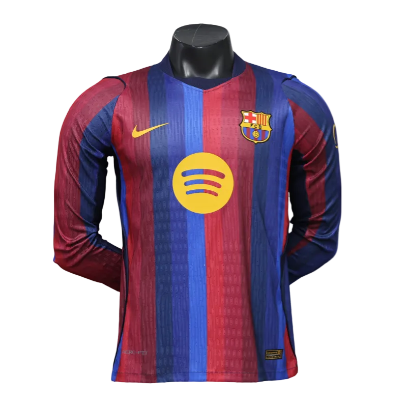 FC Barcelona 26/27 Home Kit Long Sleeve (Player Version)