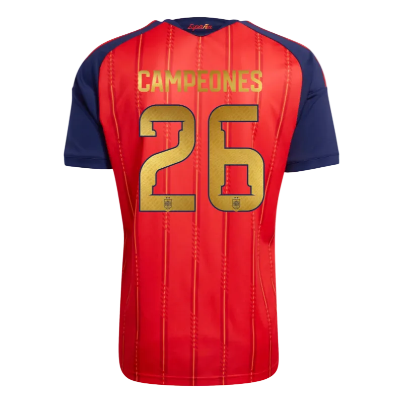 Spain 25/26 Champions Home Kit (Fan Version) (CAMPEONES 26)