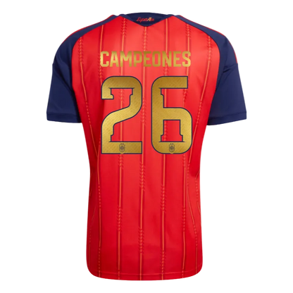 Spain 25/26 Champions Home Kit (Fan Version) (CAMPEONES 26)
