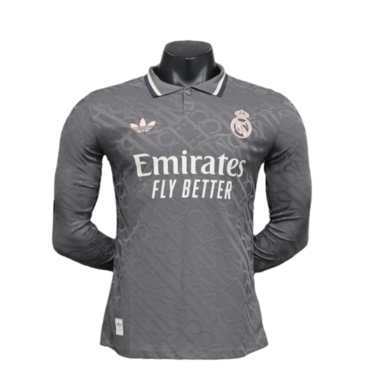 Real Madrid 24/25 Third Kit Long Sleeve (Player Version)