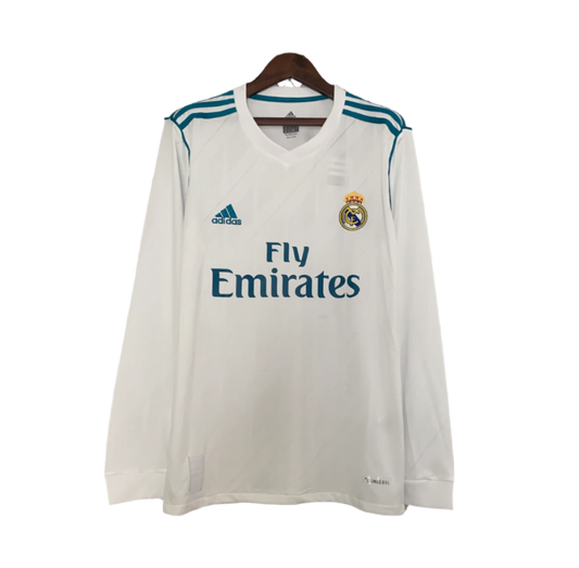 Real Madrid 17/18 Home Kit Long Sleeve