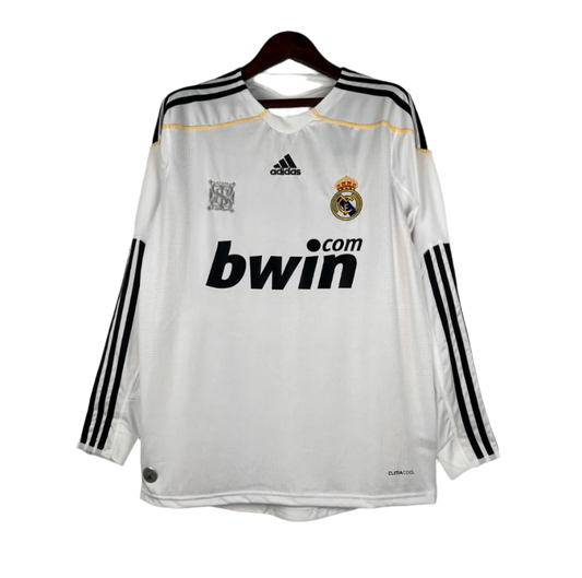 Real Madrid 09/10 Home Kit Long Sleeve