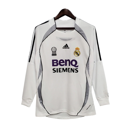 Real Madrid 06/07 Home Kit Long Sleeve
