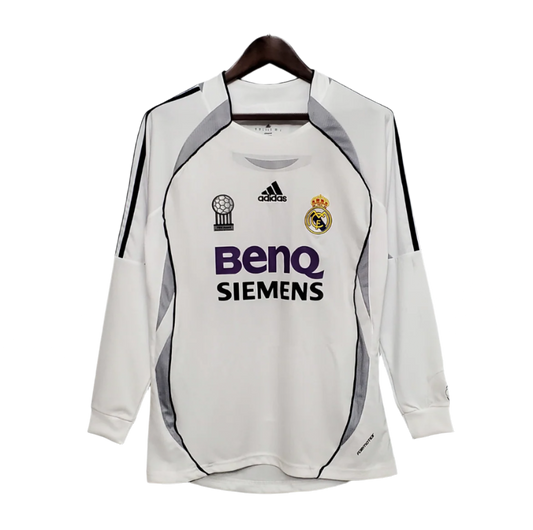 Real Madrid 06/07 Home Kit Long Sleeve