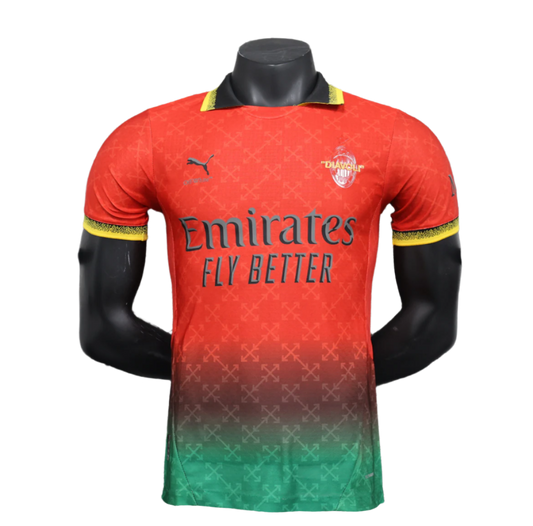 AC Milan X Off White 24/25 Fourth Kit (Player Version)