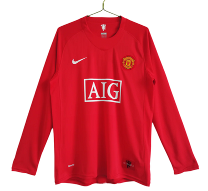 Manchester United 07/08 Home Kit Long Sleeve
