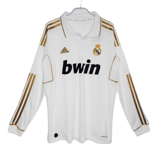 Real Madrid 11/12 Home Kit Long Sleeve