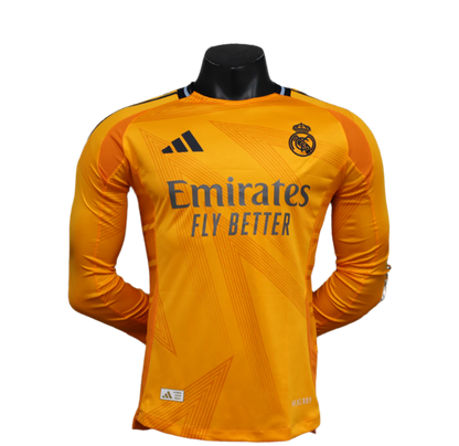 Real Madrid 24/25 Away Kit Long Sleeve (Player Version)
