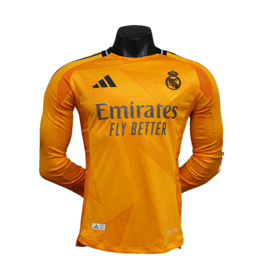 Real Madrid 24/25 Away Kit Long Sleeve (Player Version)