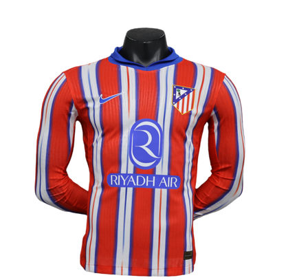 Atlético de Madrid 24/25 Home Kit Long Sleeve