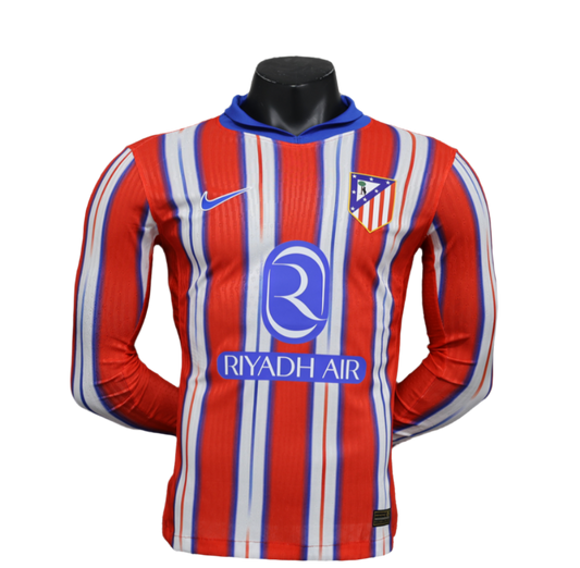 Atlético de Madrid 24/25 Home Kit Long Sleeve