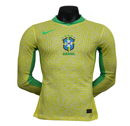 Brazil 24/25 Home Kit Long Sleeve (Player Version)