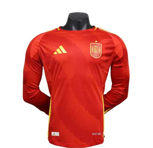 Spain 24/25 Home Kit Long Sleeve (Player Version)