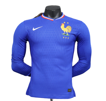 France 24/25 Home Kit Long Sleeve (Player Version)