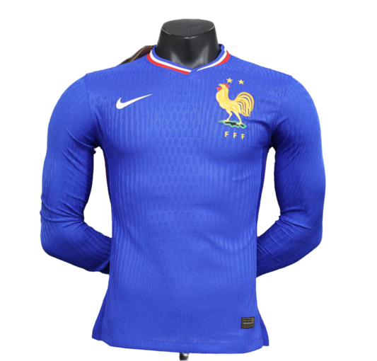 France 24/25 Home Kit Long Sleeve (Player Version)