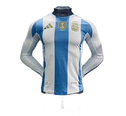 Argentina 24/25 Home Kit Long Sleeve (Player Version)