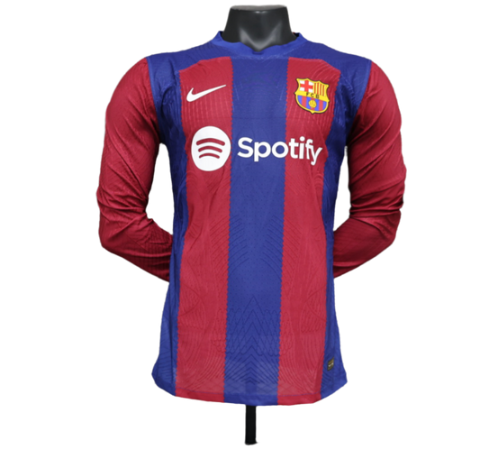 FC Barcelona 23/24 Home Kit Long Sleeve (Player Version)