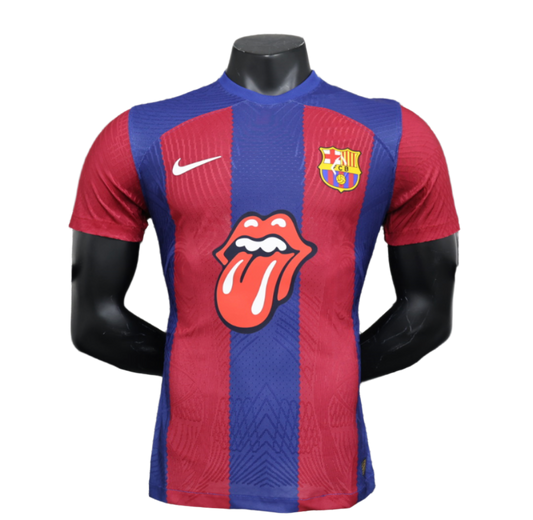 FC Barcelona X Rolling Stones 23/24 Home Kit (Player Version)