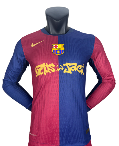 FC Barcelona X Cactus Jack 24/25 Home Kit Long Sleeve (Player Version)