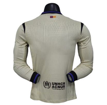 FC Barcelona 25/26 Away Kit Long Sleeve (Player Version)