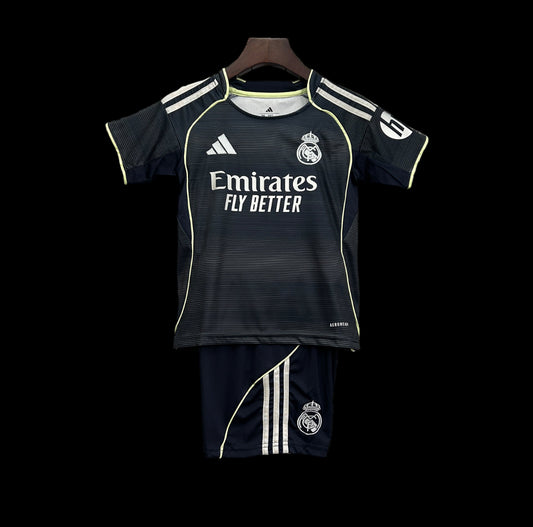 Real Madrid 25/26 Away Kit (Kids Version)