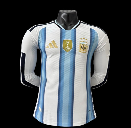 Argentina 25/26 Home Kit Long Sleeve (Player Version)