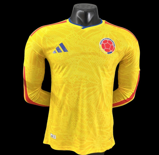 Colombia 25/26 Home Kit Long Sleeve (Player Version)