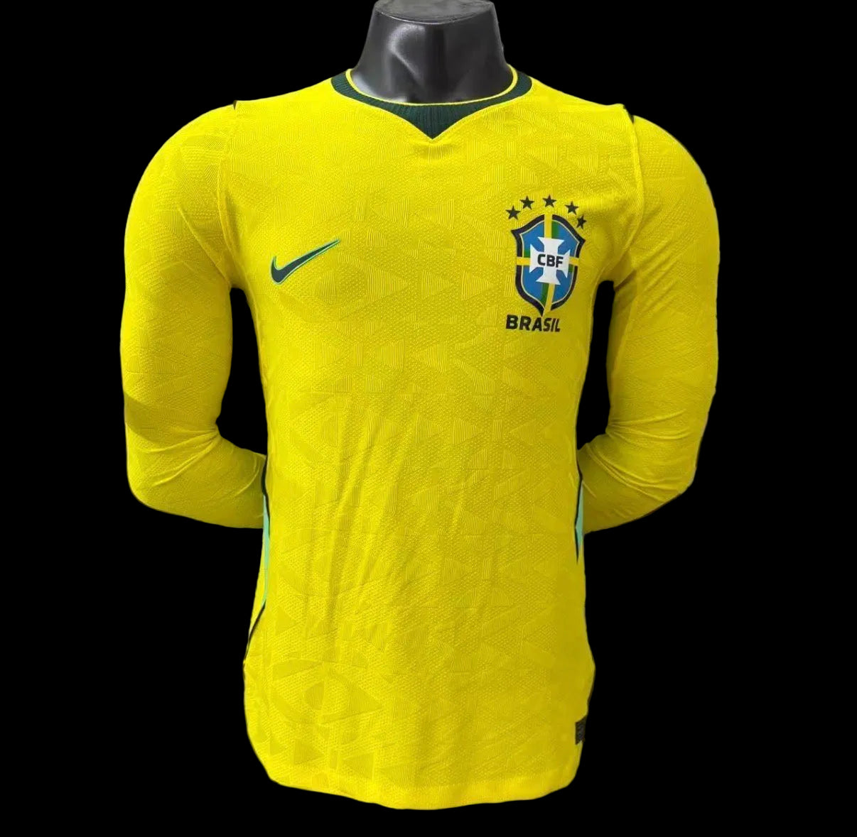 Brazil 25/26 Home Kit Long Sleeve (Player Version)