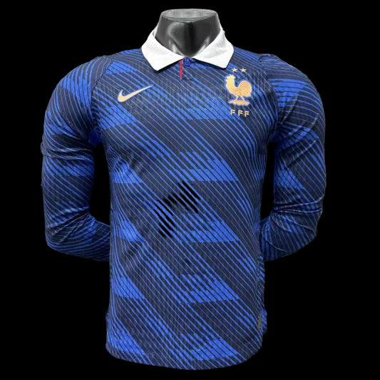 France 25/26 Home Kit Long Sleeve (Player Version)
